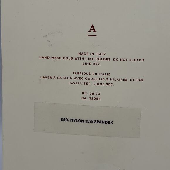 Anthropologie Women’s Lace Tights Size Medium White Raised Floral Italy NWT - Picture 6 of 9